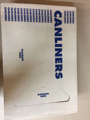Canliners 38in X 58in  100/ 60 gal trash bags 1.30 mil and X7658PK