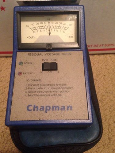 Chapman RVM 500 Residual Voltage Meter