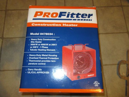 Profitter Construction Heater Model 0478034