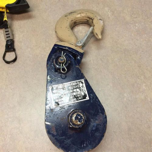 Bronze Bushed H418BB - 4 ton snatch block cable rope puller pulley