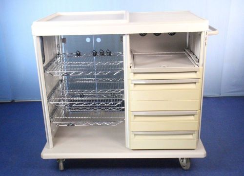 Metro medical supply cart medical cart crash cart with warranty for sale
