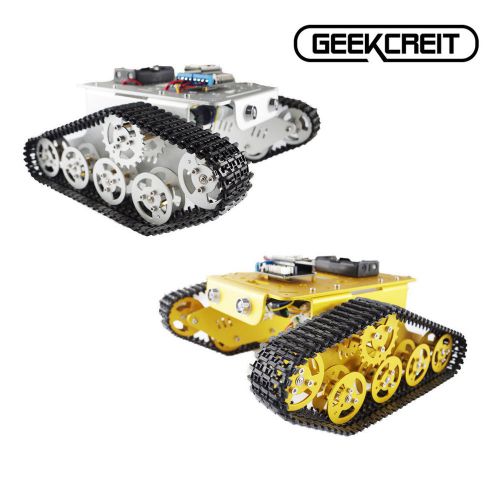 Diy t200 nodemcu aluminum alloy tank track caterpillar chassis smart robot kit for sale