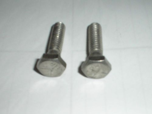 20-ss 1/4-20 x 1&#034;   hex head bolts machine screws 18-8 stainless steel parts for sale