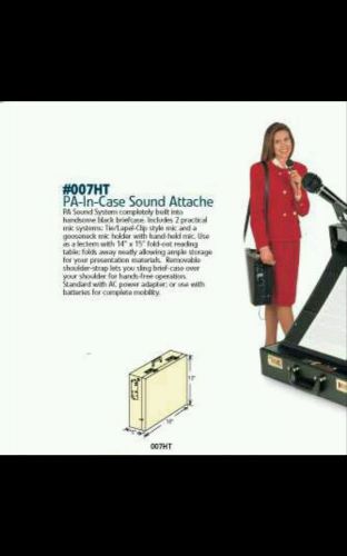 Oklahoma Sound 007HT Briefcase PA system mic