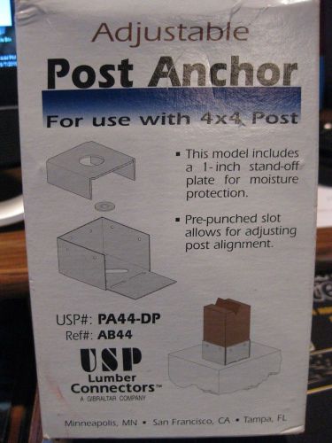 Post Anchor for use with 4x4 post Porch Deck Columns Concrete to wood post USP