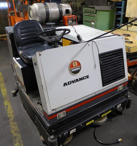 Advance hydro-retriever 5000 propane floor sweeper for sale