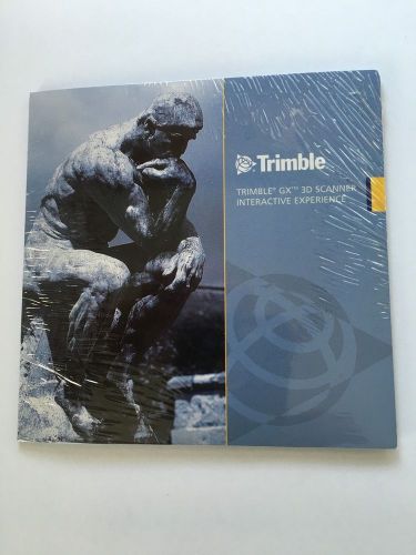 TRIMBLE SOFTWARE CD FOR GX 3D SCANNER INTERACTIVE EXPEIRENCE ~ SEALED
