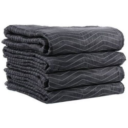 Cheap cheap moving boxes - deluxe moving blankets 4-pack - size: 72&#034; x 80&#034; - &amp; for sale