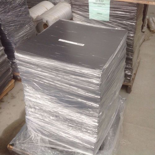 2.580 pcs (10,320 sq ft) 24&#034;x24&#034; vinyl quartz tile dark gray black