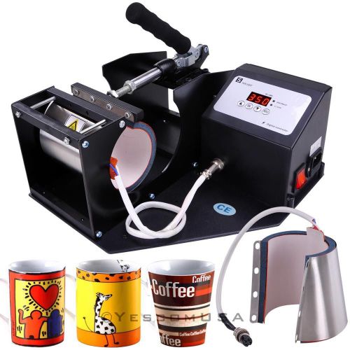 4 programs digital cup heat transfer press sublimation machine coffee latte mug for sale