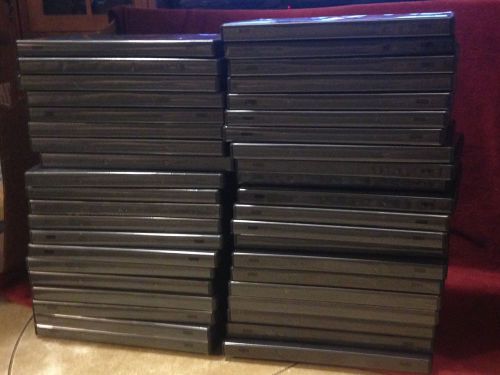 60 STANDARD Black Single DVD Cases (DVD00121)