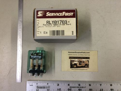 Service First / Midtex Relay 157-33Q2H0 RLY01769 Trickle CRKT 3PDT NEW I1615