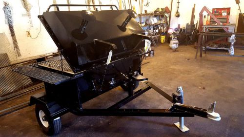 Custom made bbq pig cooker smoker *new* &amp; accessories 4ft. cooking surface! for sale