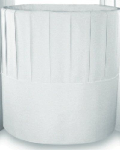 Royal RCH7 7&#034; White Pleated Chef Hat with Comfort Band (Case of 28)