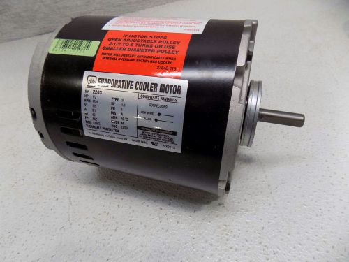 Dial Cooler Motor (2203) 1/2 HP, 1 Speed, 115V, 1725 RPM, 1 Phase,