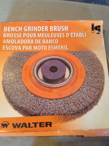 walter bench grinder brush no. 13-B 100 13B100 10&#034; x 1&#034; x 1-1/4&#034; new