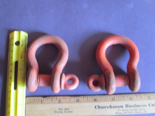 1/2 screw pin shackle. lot of 2 **nos for sale