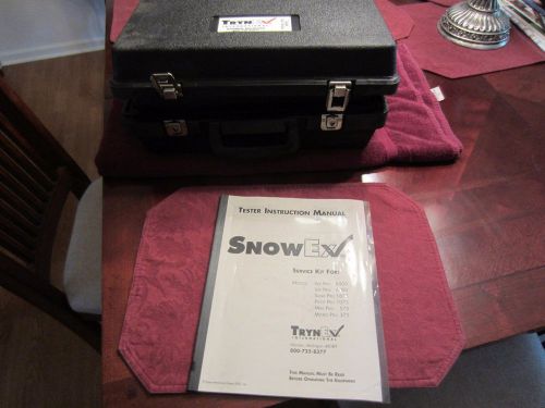 TRYNEX INTERNATIONAL SNOW EX TESTER SERVICE KIT BOX LIGHT USE POWERS UP NR!