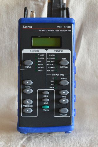 Extron vtg 300r handheld recharge battery powered video and audio test generator for sale