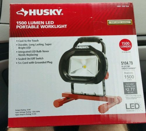 NEW Husky 1500 Lumen LED Portable Worklight work light