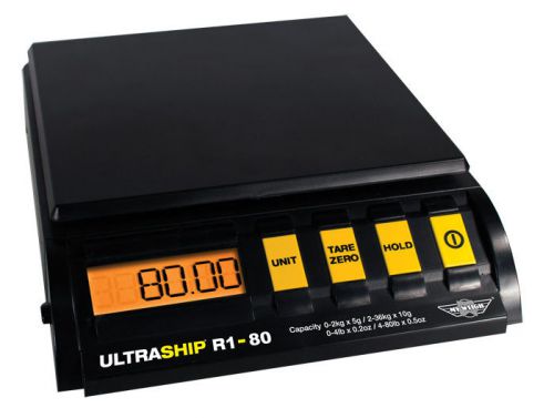 Myweigh ultraship r1-80 digital shipping/postal scale capacity 80lb (36kg) 80 36 for sale