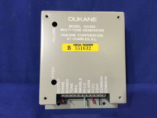 DuKane Model 15A266 MULTI-TONE GENERATOR PA System School Business Audio