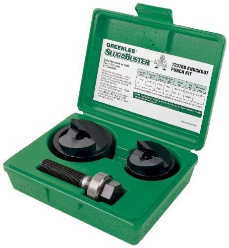 Greenlee 7237bb slug-buster manual knockout kit for 1-1/2 and 2-inch conduit for sale
