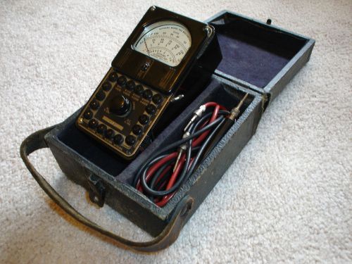 Vintage Multimeter - Supreme Model 542 w/ cables AND Case