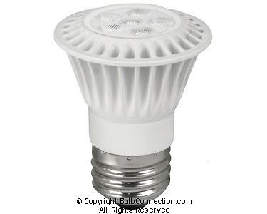 New tcp dimmable 7w par16 - 2400k 40 led7p1624kfl 120v 7w bulb for sale