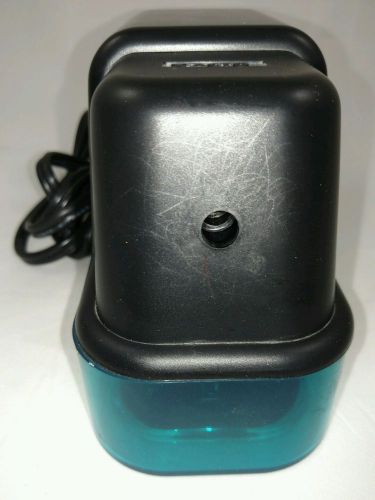 X-ACTO Electric Pencil Sharpener Model 192-XX  Black With Green Tray