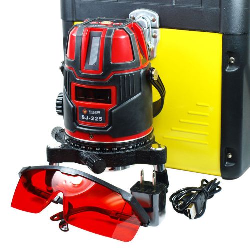 New Self Leveling Precision Laser Level Kit With Tripod Shockproof 5-Line