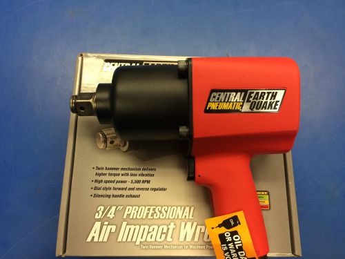 Central Pneumatic Earth Quake 3/4&#034; Professional Air Impact Wrench