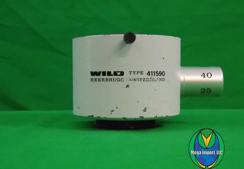 Leica Wild Microscope type 411590 Beam Splitter with magnifications