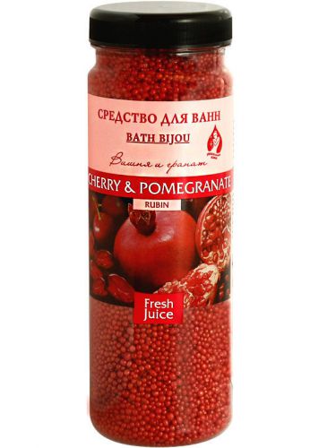 Body SPA Bath Beads Bath Bijou Rubin Cherry &amp; Pomergranate Fresh Juice NEW!!
