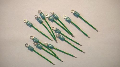 ZSP386  Lot of 13 pcs  2.75&#034; Long  16 AWG Wire with Ground Lug