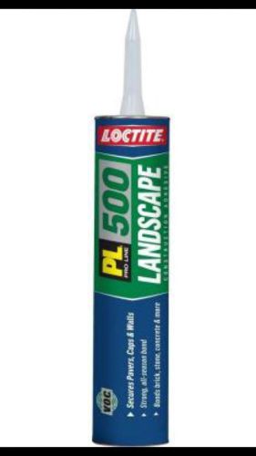 2 Tubes! Loctite PL 500 Landscape Block Adhesive-28 PL500 LNDSCP ADHESIVE