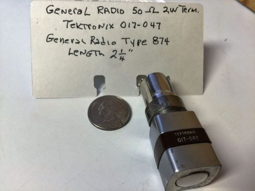 Tektronix 017-047, 50 OHM 2W Termination(General Radio type 874)