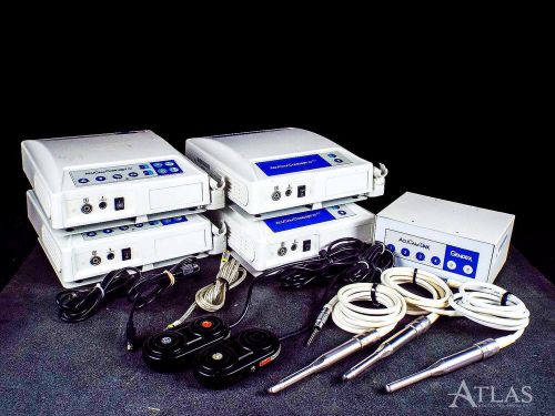 3 Gendex AcuCam IV Intraoral Cameras w/ Switch Box, 4 Docks, &amp; 2 Foot Pedals