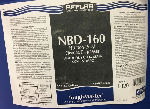 Afflab hd non butyl cleaner degreaser nbd 160 55 gallon drum for sale