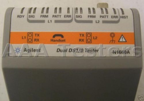 Agilent dual ds1/0 tester n1660a module for sale