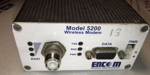 Encom Model 5200 Wireless Serial Modem 902-928 900 MHz RS-232