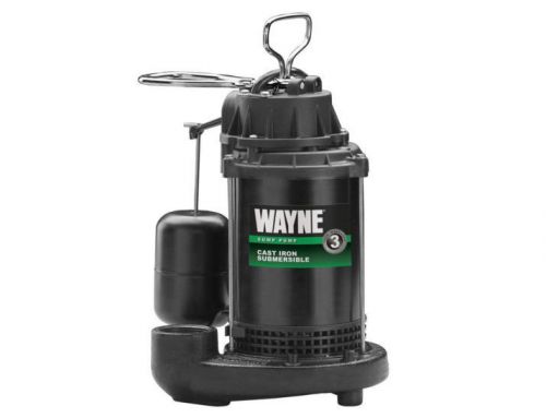 Wayne 1/2 hp cast iron sump pump with vertical float switch new! for sale