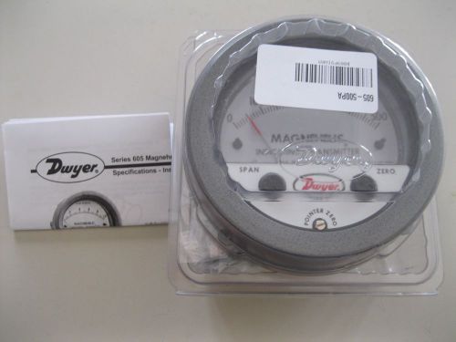New dwyer magnehelic indicating transmitter 605-500pa max press 13.8kpa 2 psig for sale