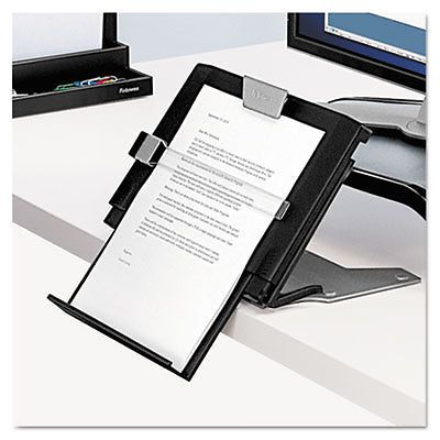 Professional Series Document Holder, Plastic, 250 Sheet Capacity, Black