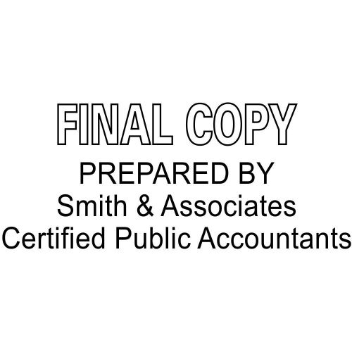 Final Copy Accounting Stamp - Self-Inking Stamp  - Trodat 4913