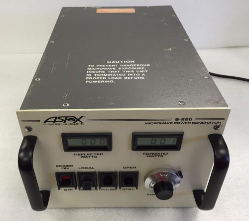 ASTEX Power Supply S250C Microwave Power Generator #2 with 4 Month Warranty