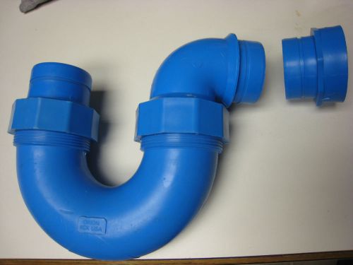 Orion 2&#034; sch. 40 blueline acid pipe  p-trap drain waste frpp -f-1412 for sale