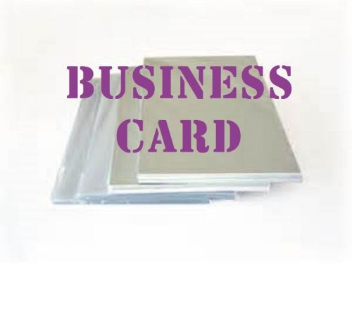 Business Card 50 PK 7 Mil Laminating Laminator Pouches Sheets  2-1/2 x 3-3/4