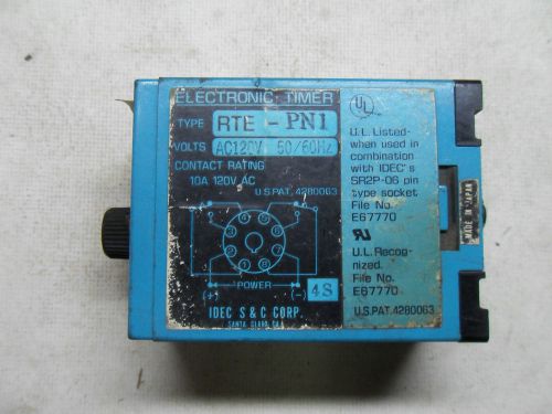 (X5-12)1 NEW IDEC RTE-PN1 0-10M ELECTRONIC TIMER