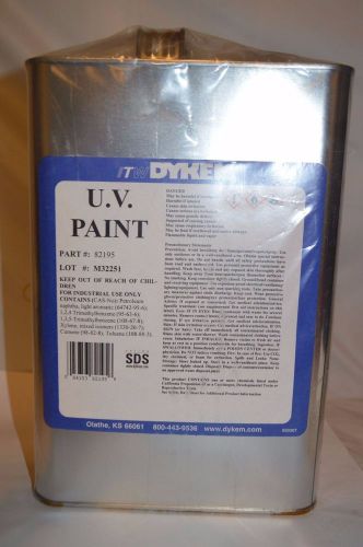 Dykem 82195 industrial ink,1 gal.,ultra violet for sale